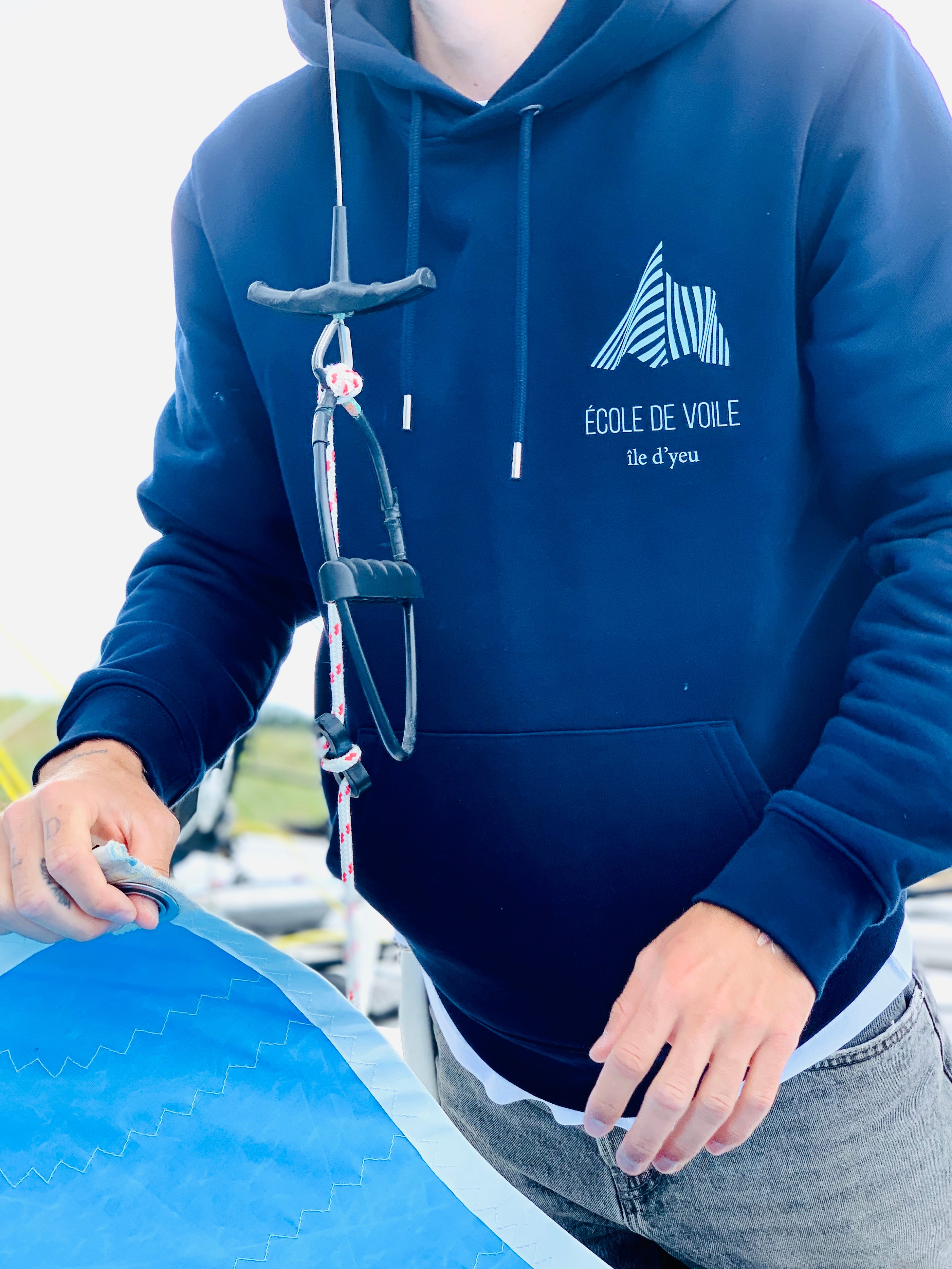 Hoodie bleu marine
